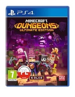 MINECRAFT DUNGEONS: ULTIMATE EDITION PS4 / GRA NA PŁYCIE / POLSKIE NAPISY