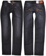 LEE spodnie LOW slim straight jeans ELLY 12Y 152cm