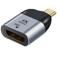 KABEL ADAPTER MINI USB-C 3.1 HDMI DO TYPE-C 4K 60HZ KONWERTER V2