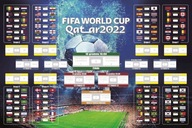 Plakat Mistrzostwa Świata 2022 Terminarz 40x30 cm