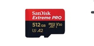 512GB SanDisk Karta micro SD Extreme PRO adapter