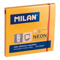 Milan NOTES školské pohľadnice 75x75mm neón NEVYLIEČIA SA