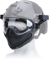 Tactical Airsoft Mask Odporny na wstrz?sy dopasowany szybki kask Gogle