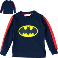 H&M Chłopięca Bawełniana Granatowa Bluza Dresowa Dziecięca Batman 104 cm
