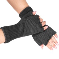 Rukavice dámske Zimné rukavice pre teenagerov bez prstov MITENKI grafit