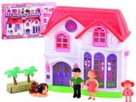 Rozkladací domček pre bábiky s nábytkom ZA3747