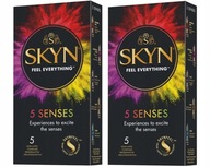 SKYN 5 Senses 10szt Coctail Intense Hot Cool Elite