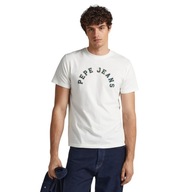 PEPE JEANS KOSZULKA MĘSKA T-SHIRT WESTEND ECRU XL