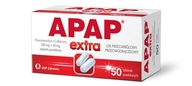 Apap Extra 500 mg + 65 mg, 50 tabletek