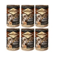 Carnilove Wild Meat Venison&Reindeer 6x400g Mokra karma dla psa