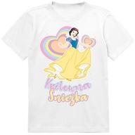 KOSZULKA DZIECIĘCA T-SHIRT DLA DZIECKA ŚNIEŻKA KSIĘŻNICZKI DISNEY 164