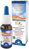 Dr. Jacob's Vitamín D3 K2 Mk7 kosti kĺby imunita kvapky 20 ml