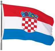 Flaga Masztowa Chorwacji PREMIUM 112x70 cm