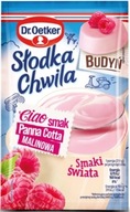 Dr.Oetker Słodka Chwila Budyń smak Panna Cotta malinowa 43g