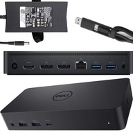 Stacja dokująca Dell D6000 USB-C + zasilacz 130W HDMI, USB, USB-C, DP