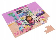 Puzzle + MENO + krabička Mačací domček Gabi A4 35el '2