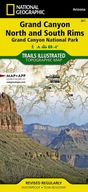 GRAND CANYON NP N & S Rims / Bright Angel mapa National Geographic 2023