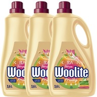 Woolite Tekutý prací prostriedok na farby Colour Fruity Ovocná vôňa 3,6l x3