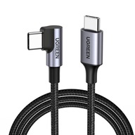 UGREEN KABEL PRZEWÓD KĄTOWY USB C - USB C ŁADOWANIE TRANSFER DANYCH 0,5M