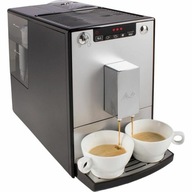 Automatický tlakový kávovar Melitta E950-666 1400 W strieborná/sivá