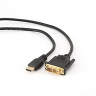 Gembird kábel HDMI(M)->DVI-D(M)(18+1) 0,5m