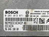 computer of the engine control unit CITROEN BERLINGO 2 9653958980 / 0281013871