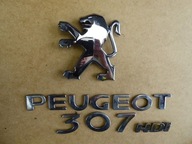 logo znaczek emblemat klapy tył PEUGEOT 307 HDI
