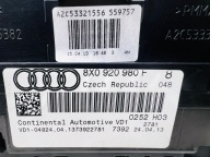 dials dials display AUDI A1 8X 8X0920980F