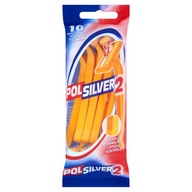 Polsilver 2 maszynki do golenia męskie 10 szt