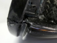 PORSCHE CAYENNE 9Y1857527B 2017- cover mirrors left CARBON