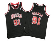 Strój koszykarski nr 91 Koszulka Rodman Bulls, 152-164