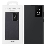 Flipové puzdro Samsung Smart View Wallet pre Galaxy S23 Ultra čierne
