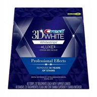 Paski Wybielające Crest 3D White Luxe Professional Effects x40 (20saszetek)