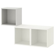 IKEA EKET Nástenná skrinka šedá/biela 105x35x70 cm