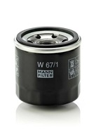 Mann-Filter W 67/1 Olejový filter