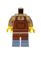 LEGO Torzó + Lábak 1db Castle Viking kovács figura 973pb4201c01