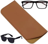 BECSÚSZTATHATÓ BŐR SZEMÜVEG TOK PUHA NAGY DIOPTRIÁS NAPSZEMÜVEG