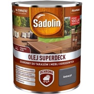 Sadolin Superdeck olej 0,75L ANTRACYT-OWY do drewna tarasów mebli