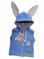 Vesta králik modrý so sivou veľkosťou 110
