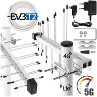 Antena TV telewizyjna zewnętrzna NAZIEMNA kierunkowa DVB-T2 LTE 4G 5G FHD