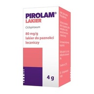 Pirolam, lakier do paznokci leczniczy 0,8 g/g, 4 g