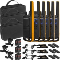 6x MOTOROLA T82 EXTREME KRÓTKOFALÓWKI WALKIE TALKIE RADIOTELEFON ŁOKI TOKI