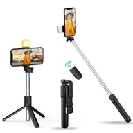 Statyw Tripod Selfie Stick TRIPOD PILOT LAMPA Bluetooth Idealny do SELFIE