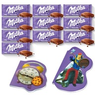 Milka czekolada mleczna Alpine Milk 100 g x 10 szt + GRATIS 2 notesy