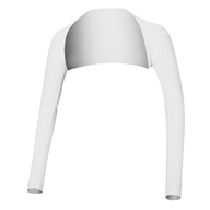 PRZEWIEWNE, BIAŁE RĘKAWY CHŁODZĄCE NA RAMIONA Z OCHRONĄ PRZECIWSŁONECZNĄ