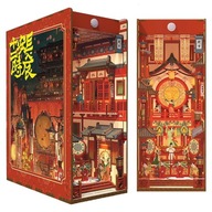Drevená kniha Nook DIY Pagoda troch kráľovstiev Peking Čína Kniha História