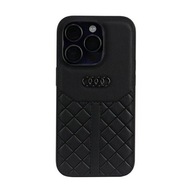 Originálna koža Audi – puzdro na iPhone 14 Pro (čierne)