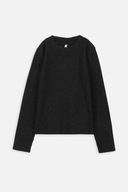 Sweter dziewczęcy elegancki czarny 128 Coccodrillo