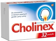 Cholinex stany zapalne gardła 150 mg 32 pastylki