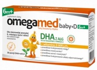 OMEGAMED Baby DHA +Witamina D 6+ 30 kaps